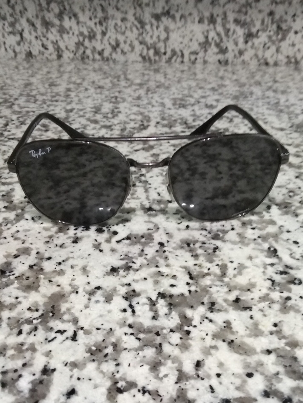 Ray-Ban Aviator Dark Lens Sunglasses - Picture 3 of 11